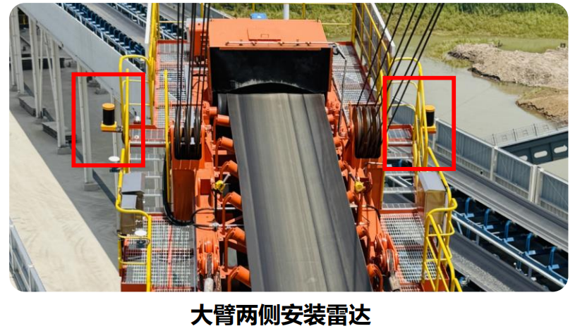 装船机大臂回旋防撞